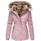 Women's Padded Winter Coat | Faux-Fur Hooded Parka