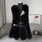 Women's Amelia Faux Fur Vest | Luxurious Sleeveless Bodywarmer
