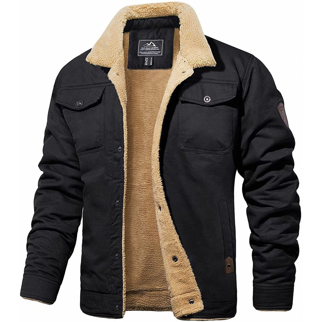 Men's Casey Fleece Bomber Jacket | Warm Winter Coat