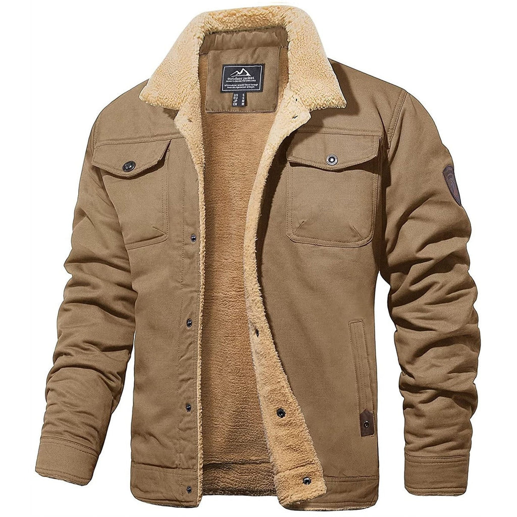 Men's Casey Fleece Bomber Jacket | Warm Winter Coat