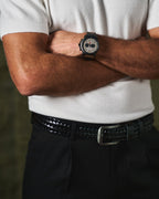 Men's Braided Cowhide Leather Belt
