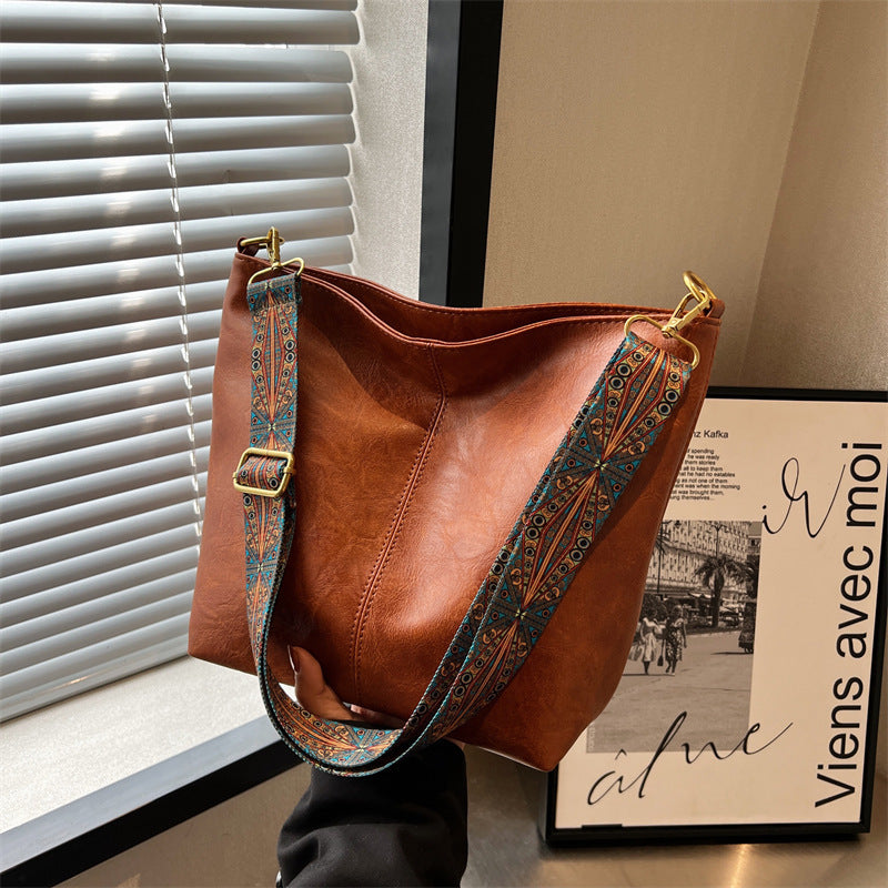 Handwoven Rattan Crossbody Bag For Everyday Travel