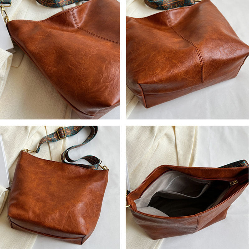 Handwoven Rattan Crossbody Bag For Everyday Travel