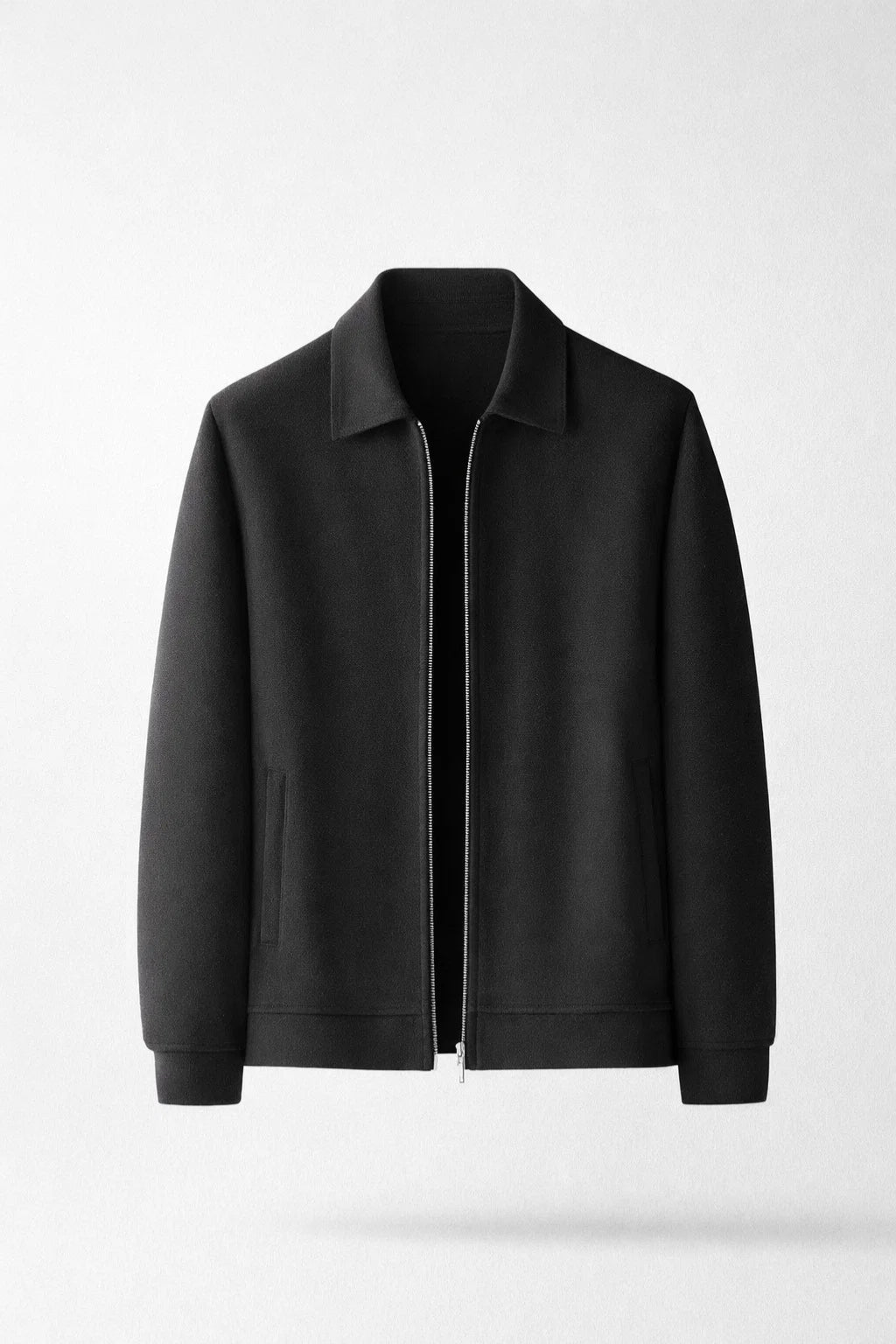 Black jacket on a white background