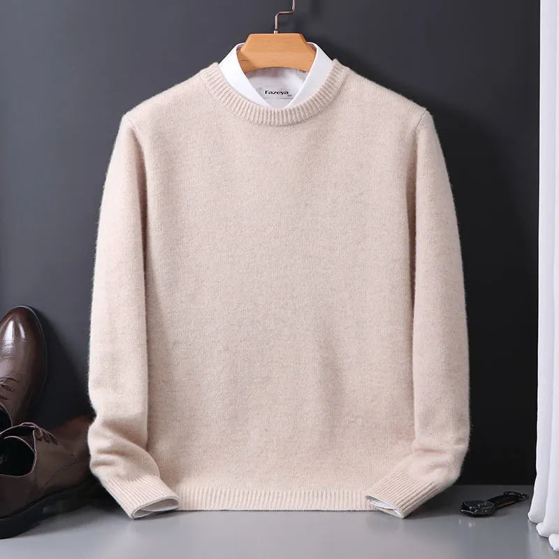 Men’s Classic Knitted Crew Neck Sweater