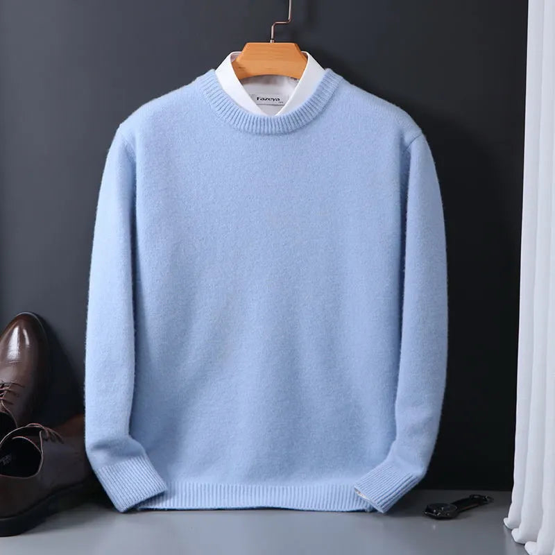 Men’s Classic Knitted Crew Neck Sweater