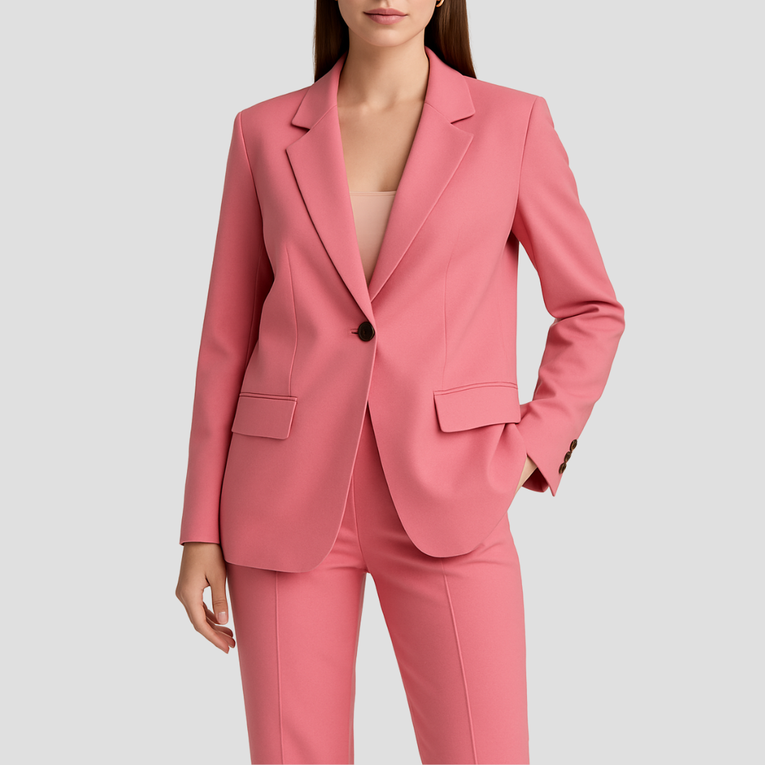 Women's Two-Piece Tailored Suit Ensemble | Summer Suit Set