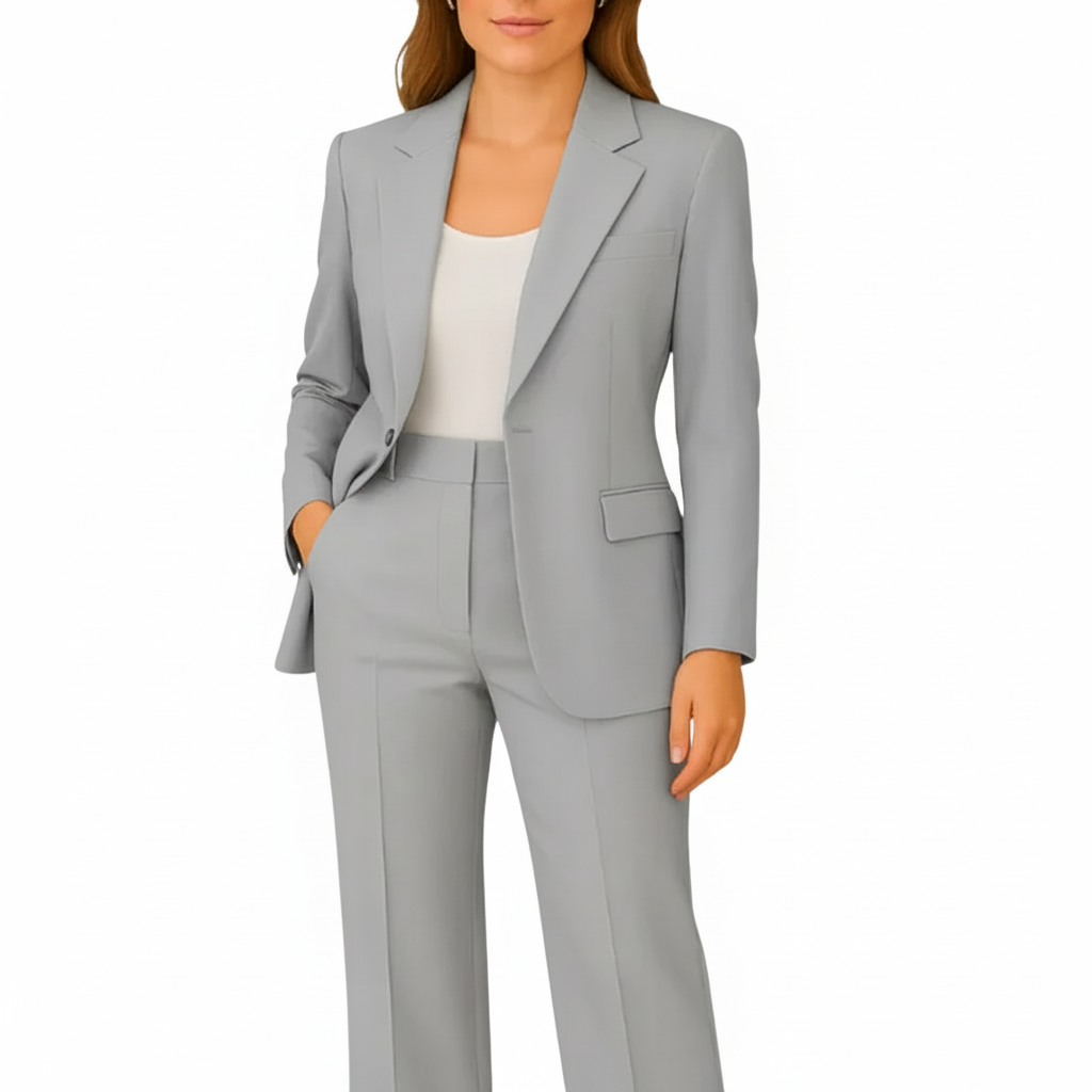 Women's Two-Piece Tailored Suit Ensemble | Summer Suit Set