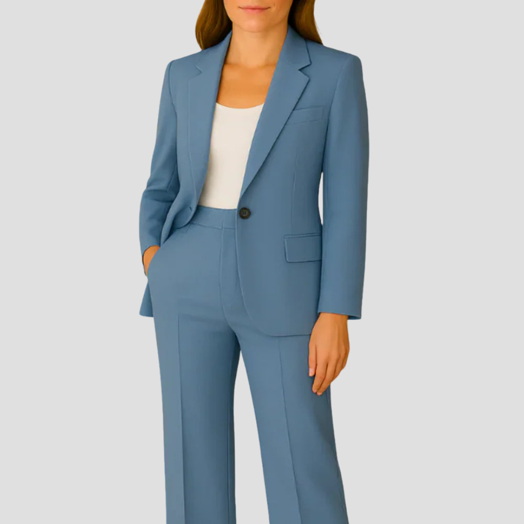 Women's Two-Piece Tailored Suit Ensemble | Summer Suit Set