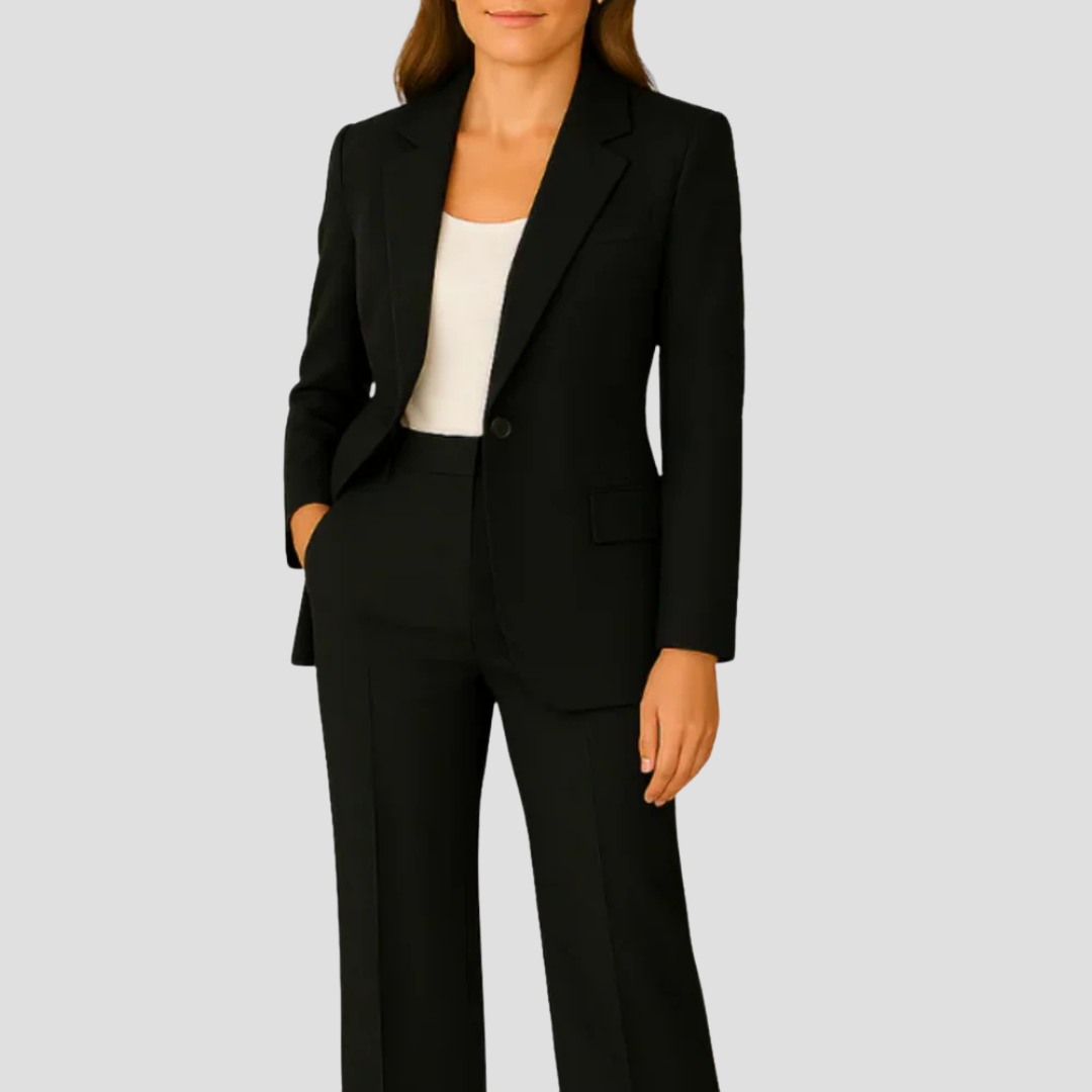 Women's Two-Piece Tailored Suit Ensemble | Summer Suit Set