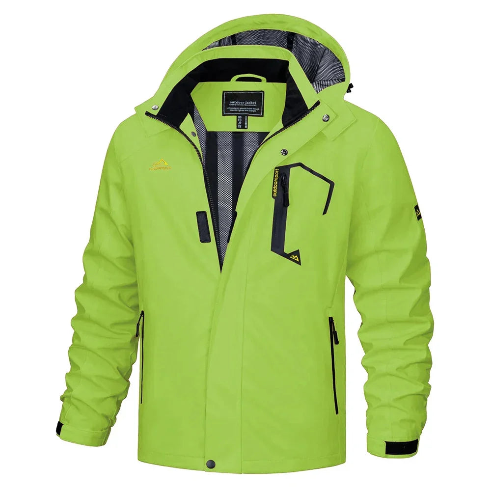Men's Waterproof Windbreaker | Outdoor Mesh Jacket