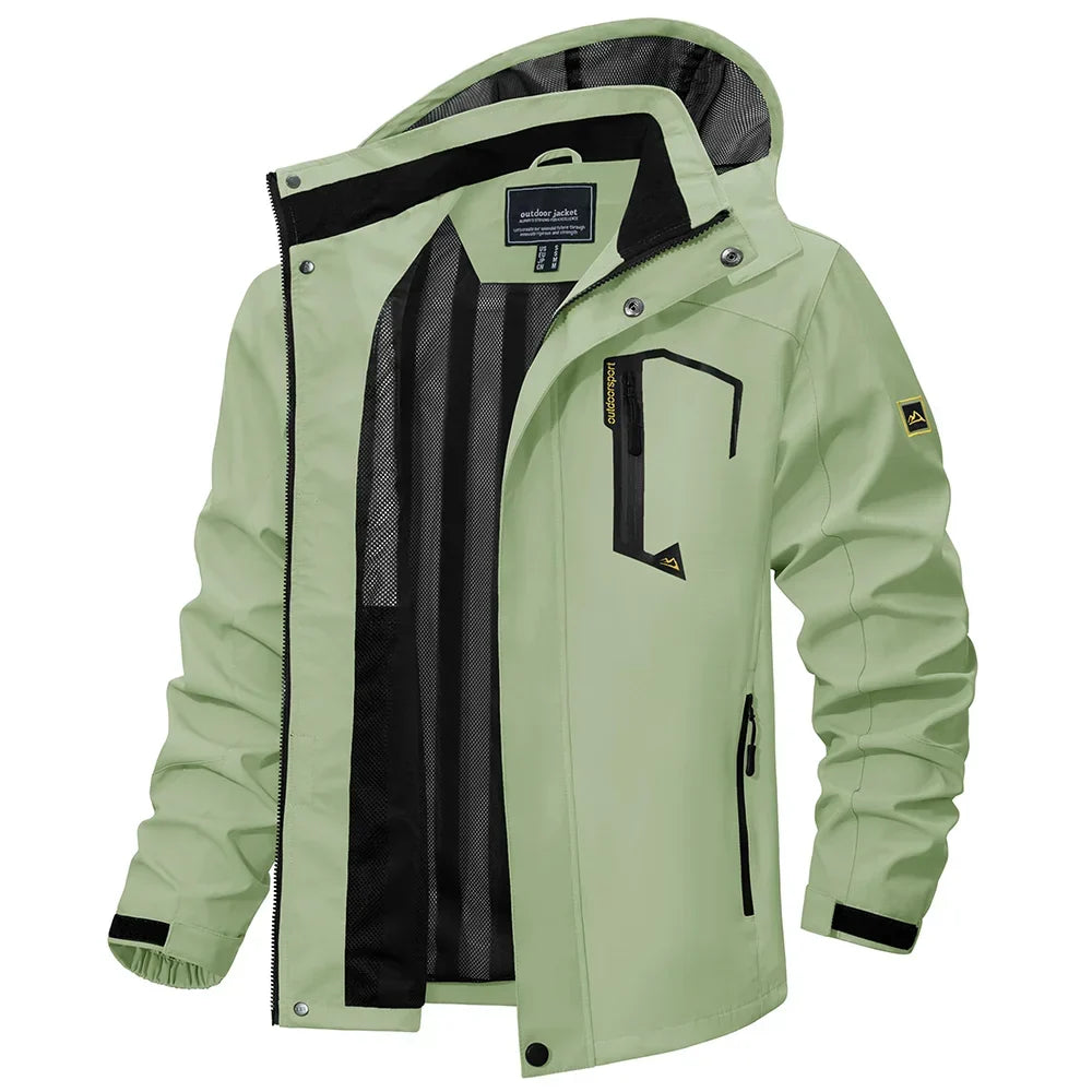 Men's Waterproof Windbreaker | Outdoor Mesh Jacket