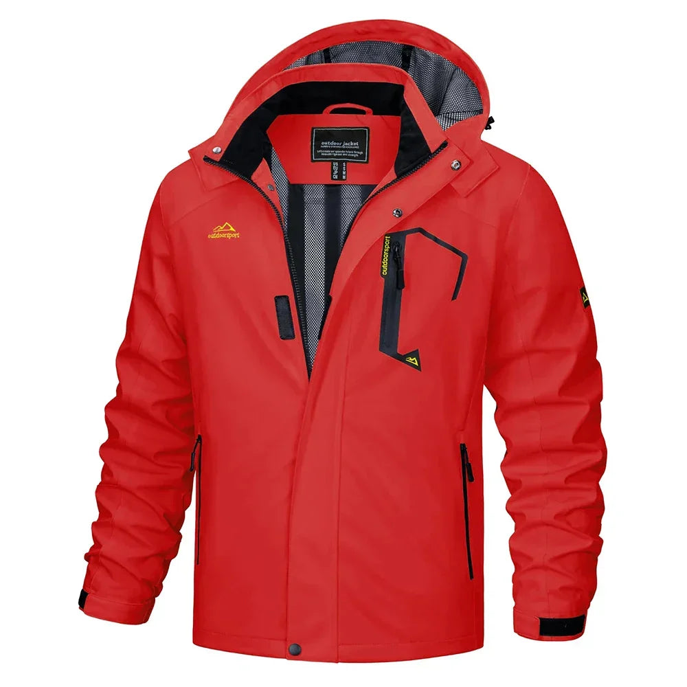Men's Waterproof Windbreaker | Outdoor Mesh Jacket