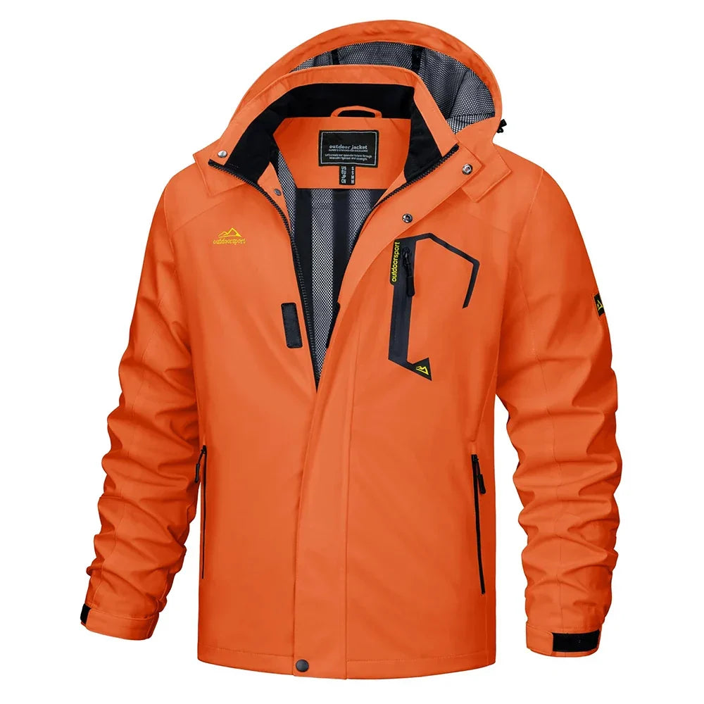 Men's Waterproof Windbreaker | Outdoor Mesh Jacket