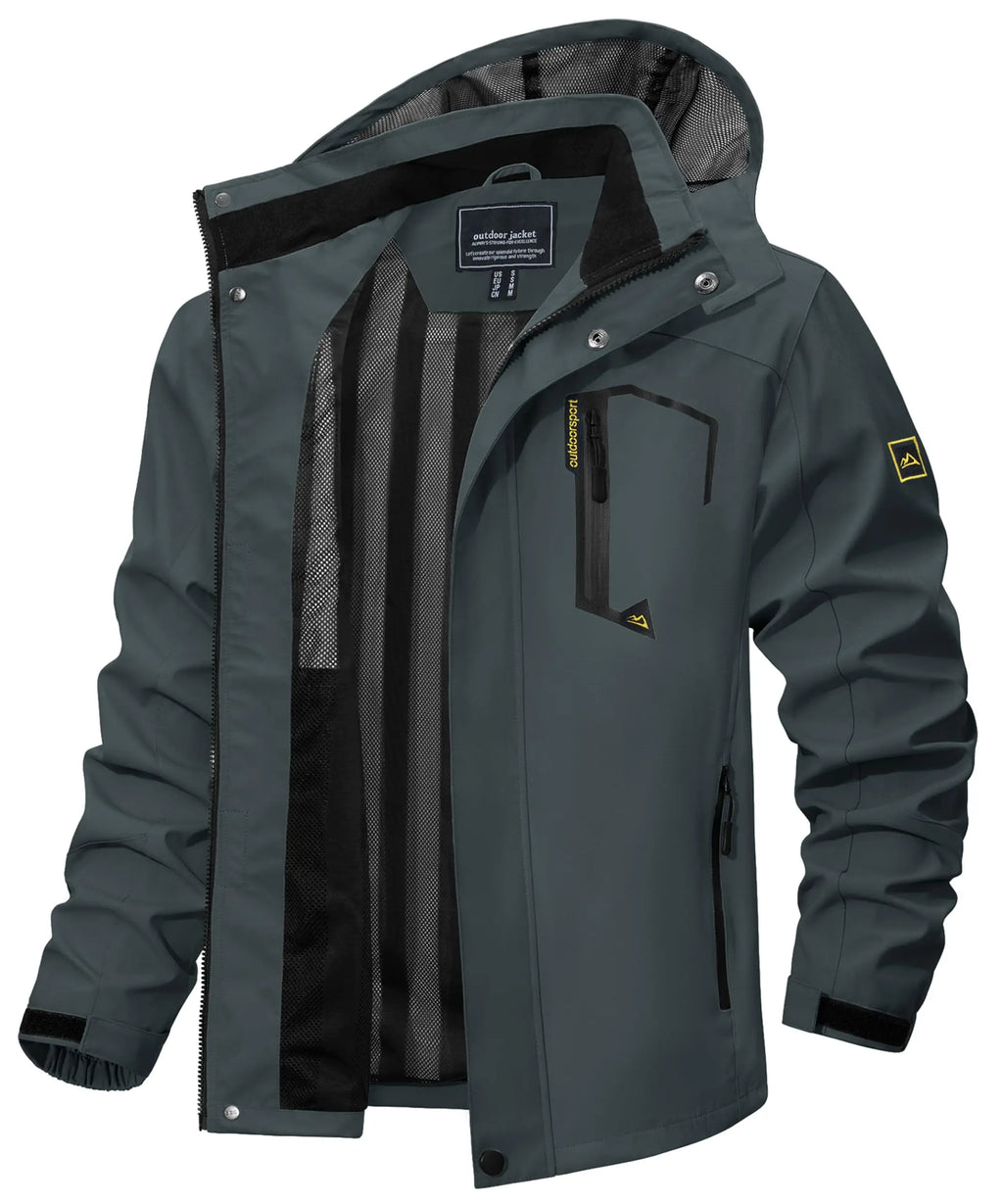 Men's Waterproof Windbreaker | Outdoor Mesh Jacket