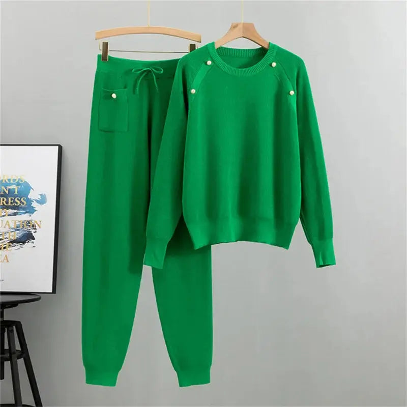 Women’s Luxe Pearl Knit Set