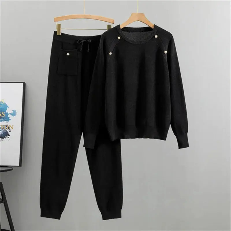 Women’s Luxe Pearl Knit Set