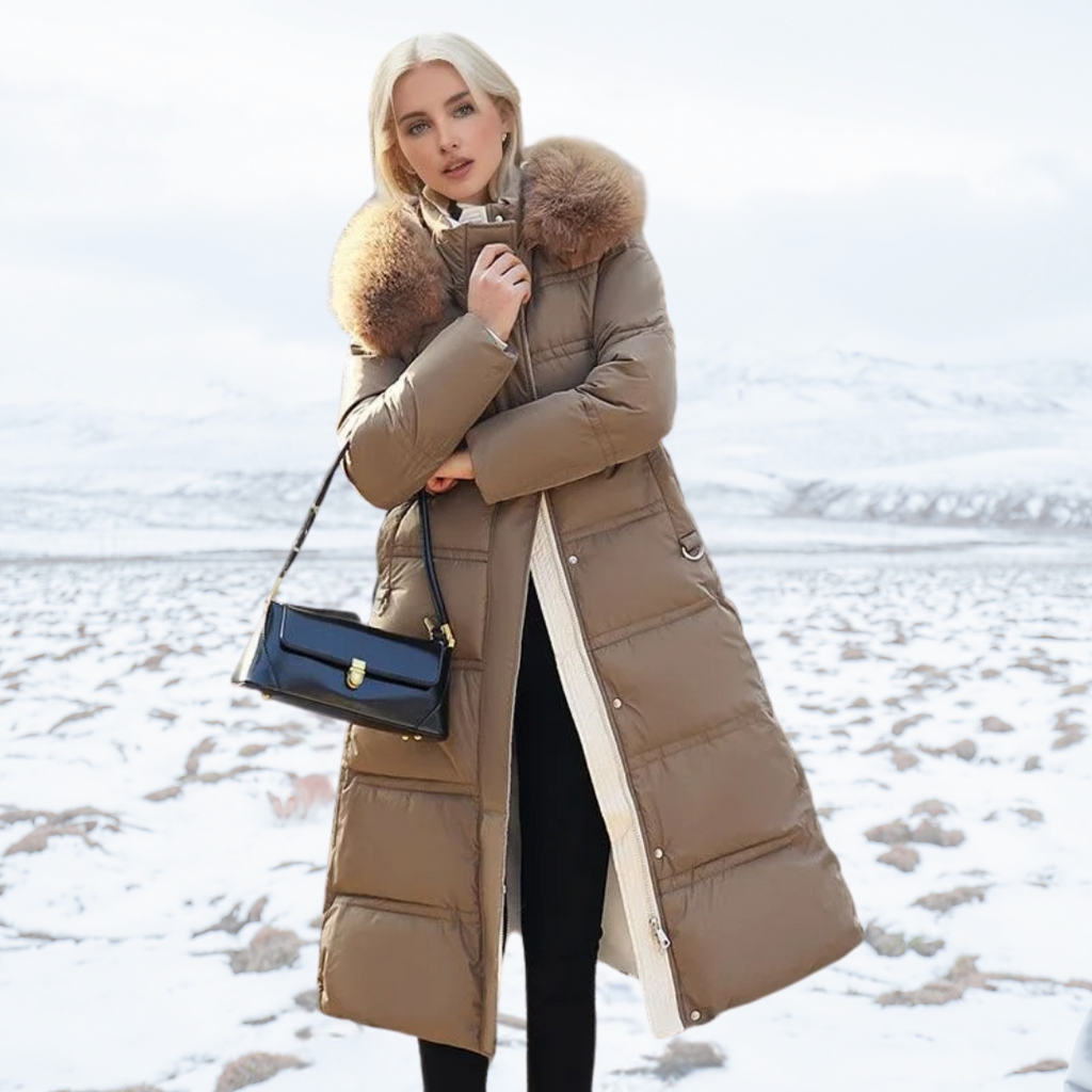 Women's Waterproof Winter Jacket | Warm Fleece Parka