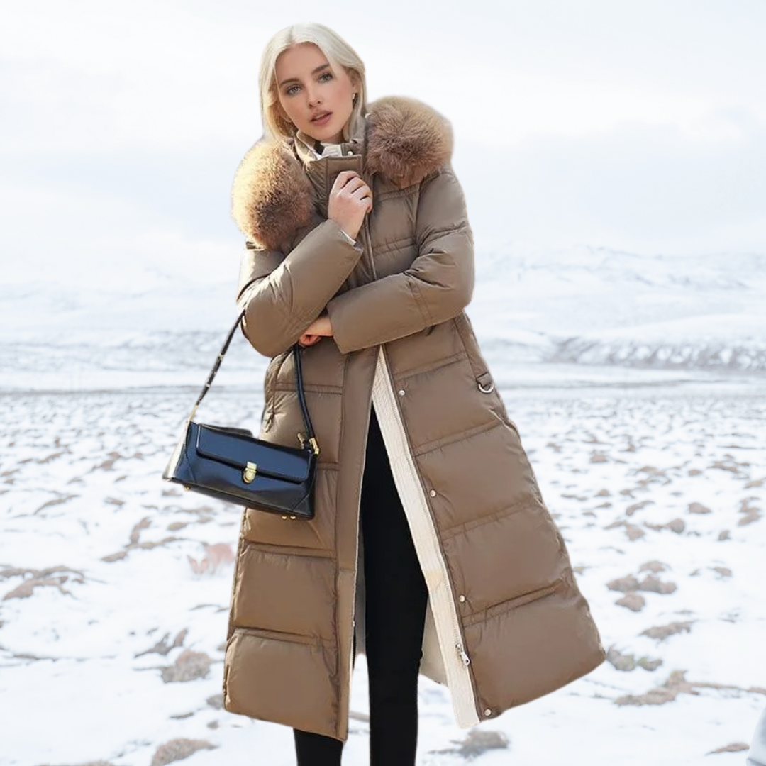 Women's Waterproof Winter Jacket | Warm Fleece Parka