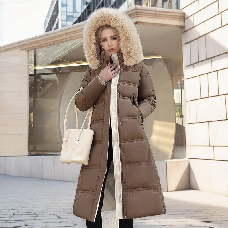 Women's Waterproof Winter Jacket | Warm Fleece Parka