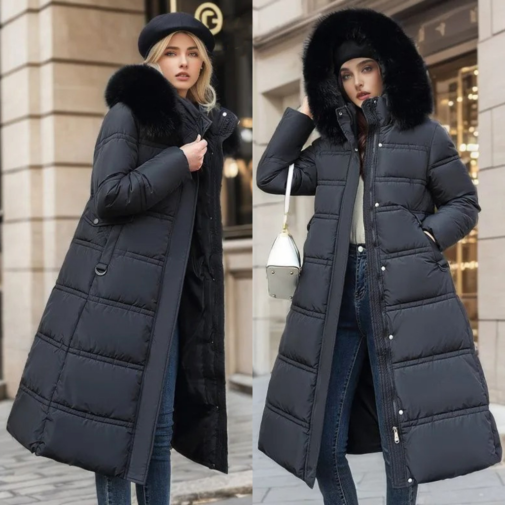 Women's Waterproof Winter Jacket | Warm Fleece Parka