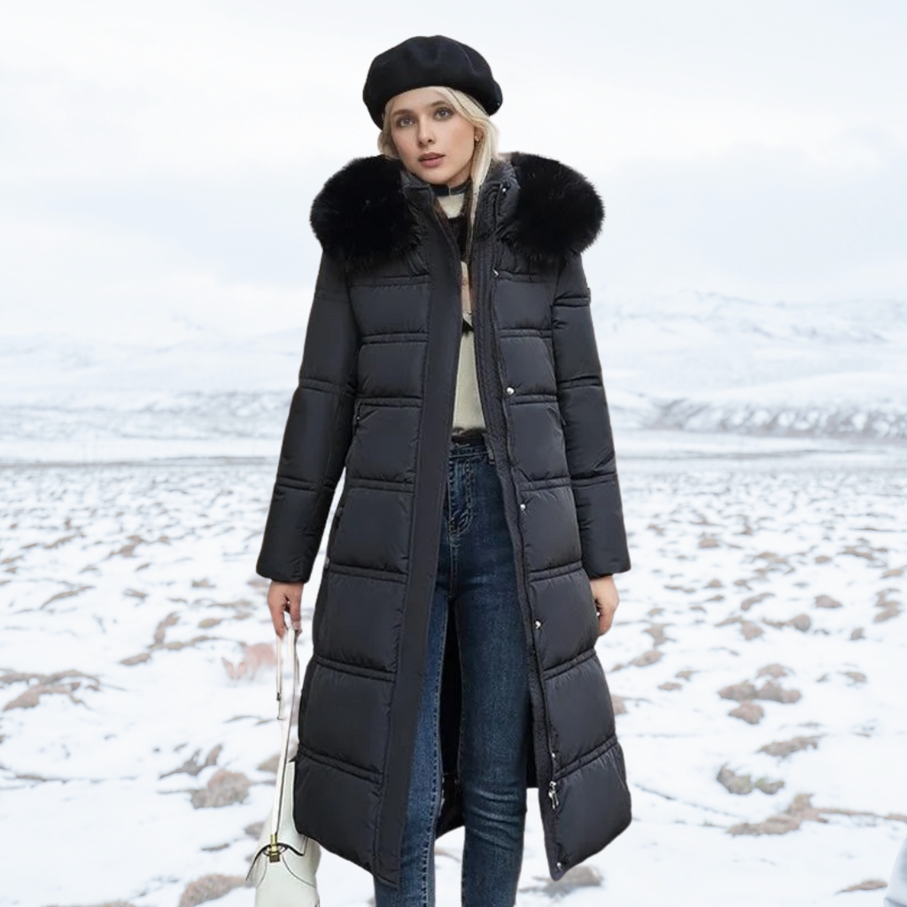 Women's Waterproof Winter Jacket | Warm Fleece Parka