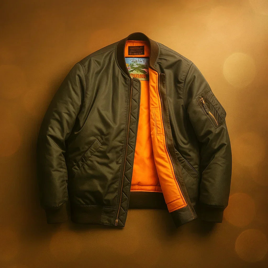 Men's Bomber Jacket – Stylish Versatile Casual Flight Coat