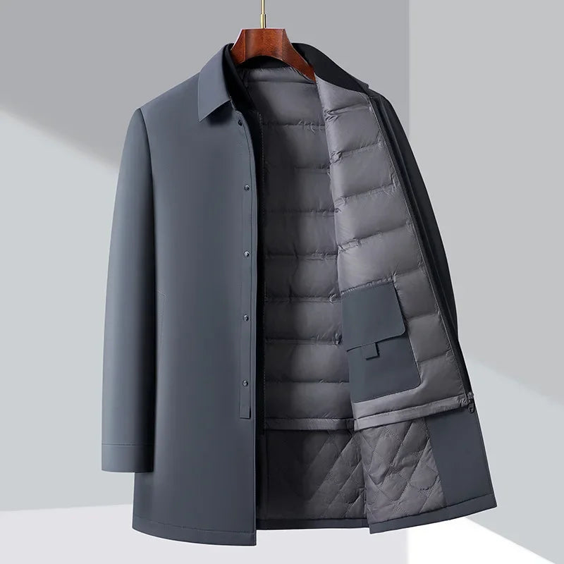 Men's Classic Kennington Trench Coat Jacket