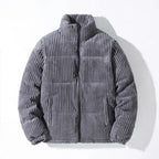 Men's Corduroy Fleece Jacket | Warm Winter Coat