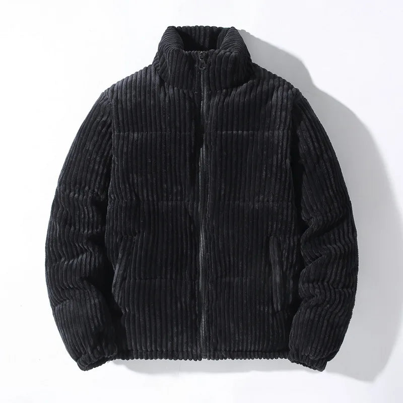 Men's Corduroy Fleece Jacket | Warm Winter Coat