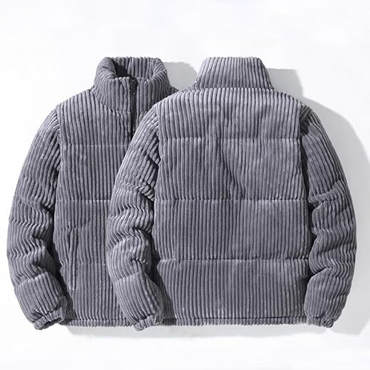 Men's Corduroy Fleece Jacket | Warm Winter Coat