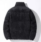 Men's Corduroy Fleece Jacket | Warm Winter Coat