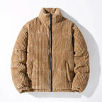 Men's Corduroy Fleece Jacket | Warm Winter Coat