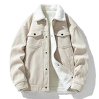 Men's Corduroy Henley Jacket | Warm Casual Coat