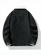Men's Corduroy Henley Jacket | Warm Casual Coat