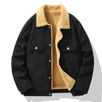 Men's Corduroy Wool Jacket | Warm Casual Coat