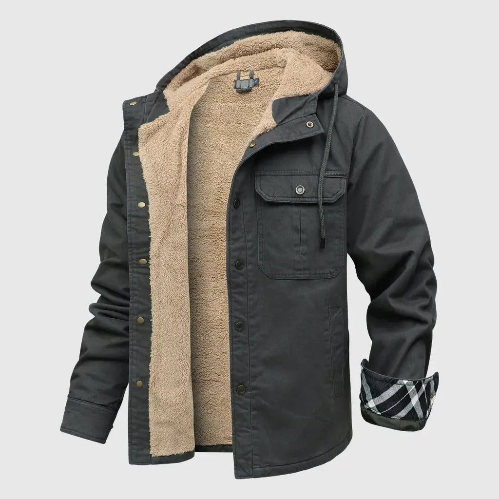 Men's Cozy Sherpa Fleece Jacket | Warm Coat