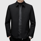 Men's Down Jacket with Turn-Down Collar | Warm Coat