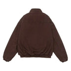 Brown jacket on a white background