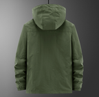 Men's Brynjar Hooded Jacket | Double Zip Utility Coat