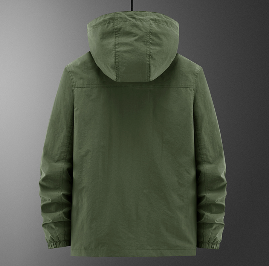 Men's Brynjar Hooded Jacket | Double Zip Utility Coat
