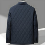 Men's Insulated Diamond Quilted Jacket | Warm Coat