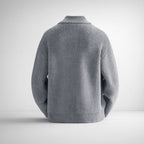Men's Knit Jacket – Valmoro Lattini Style Cardigan Coat