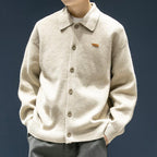 Men's Merino Wool Knit Fleece Jacket | Warm Outerwea