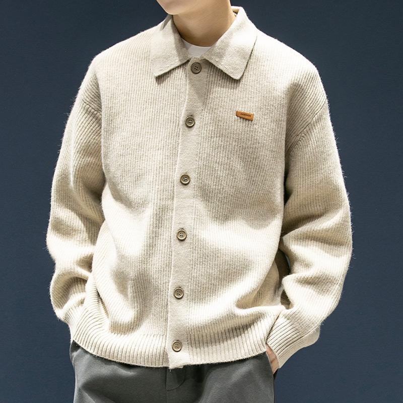 Men's Merino Wool Knit Fleece Jacket | Warm Outerwea