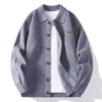 Men's Merino Wool Knit Fleece Jacket | Warm Outerwea