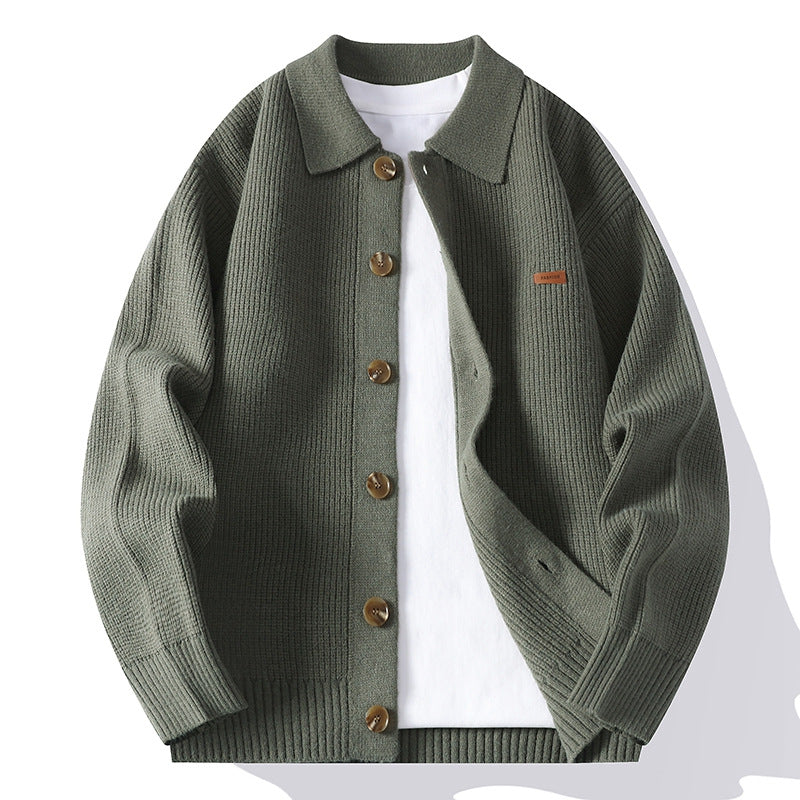 Men's Merino Wool Knit Fleece Jacket | Warm Outerwea