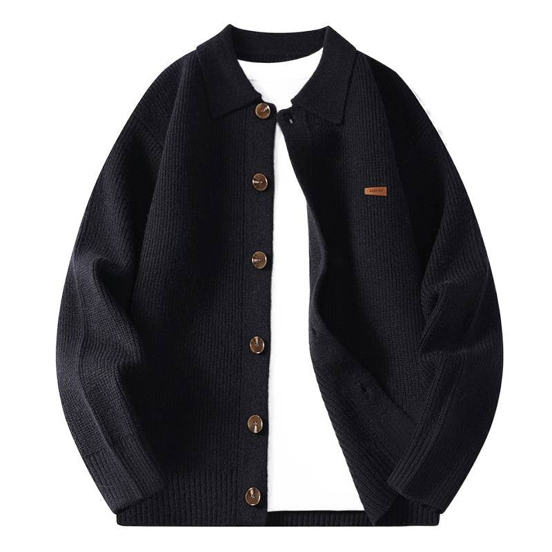 Men's Merino Wool Knit Fleece Jacket | Warm Outerwea