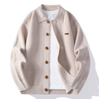 Men's Merino Wool Knit Fleece Jacket | Warm Outerwea