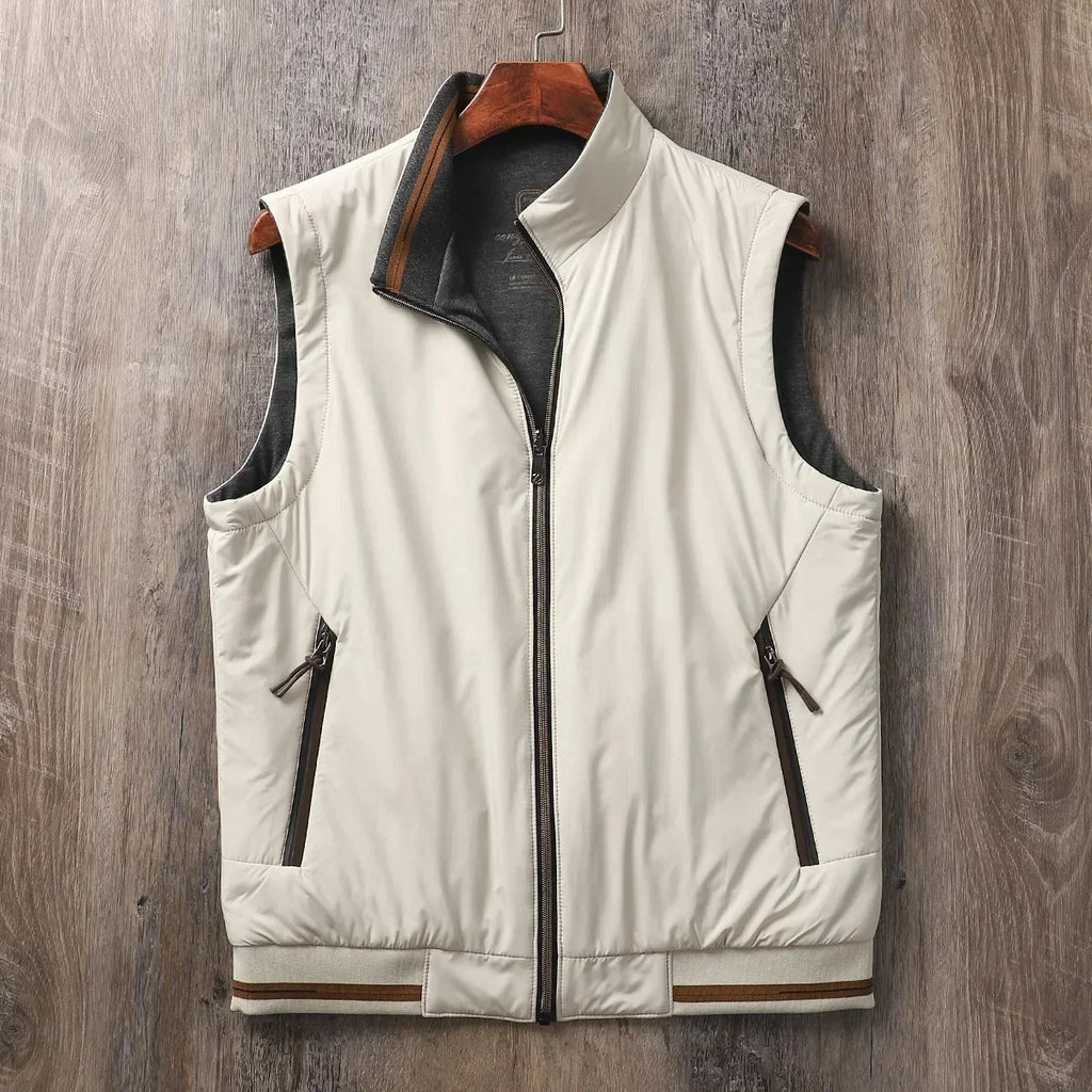 Men's Performance Quilted Vest - Water-Resistant Warm Vest